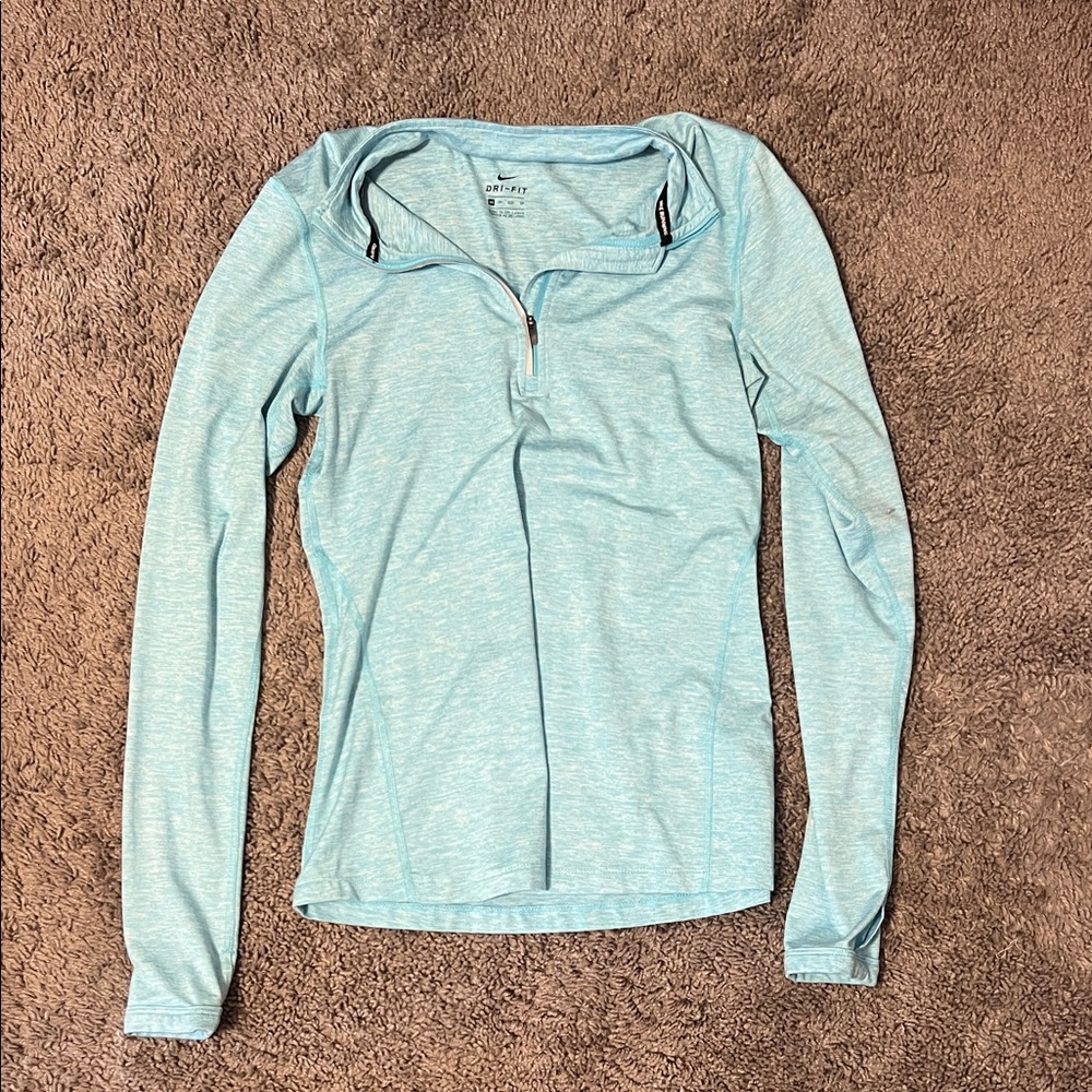 Nike Women's Sky Blue Long Sleeve Jacket
